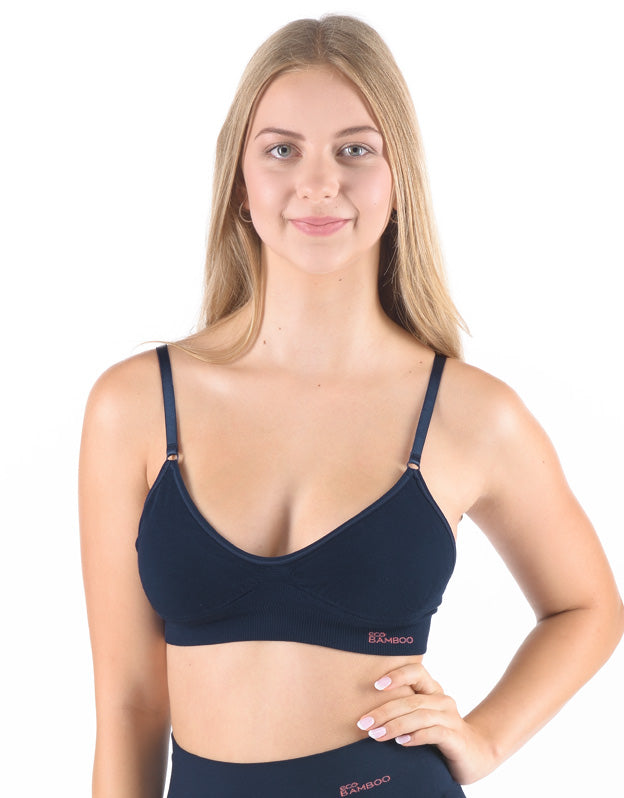 Convertible Padded Bamboo Bra with adjustable straps